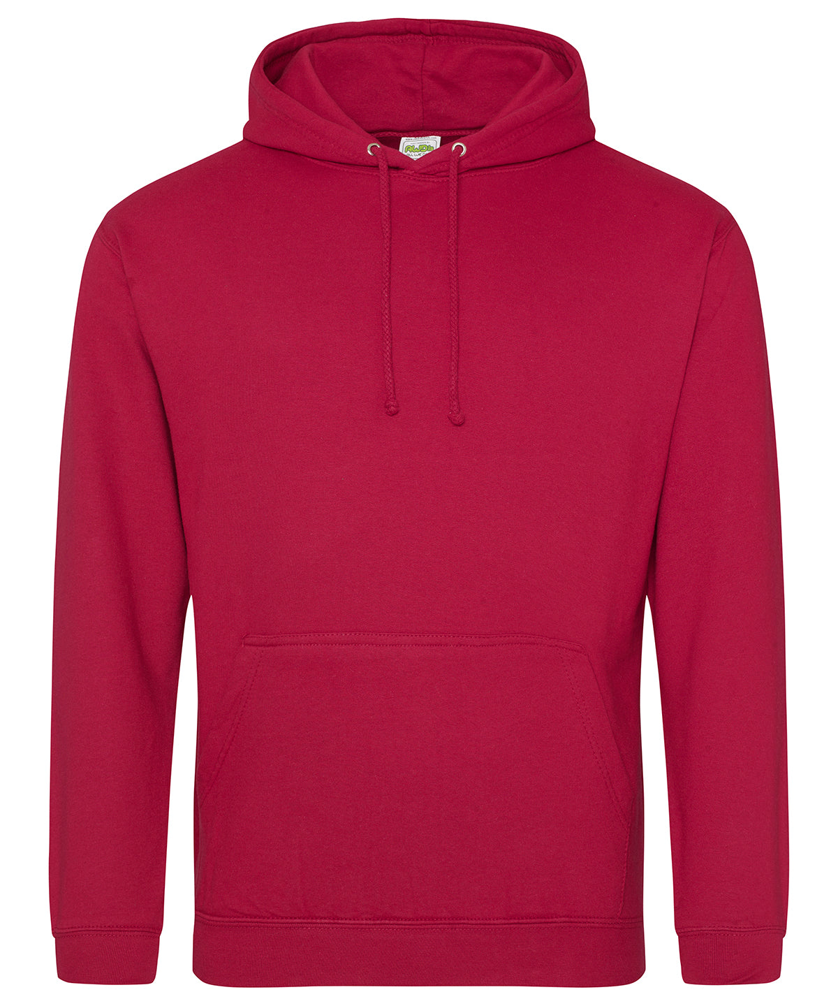 AWDis Just Hoods College hoodie in Red Hot Chilli, product image