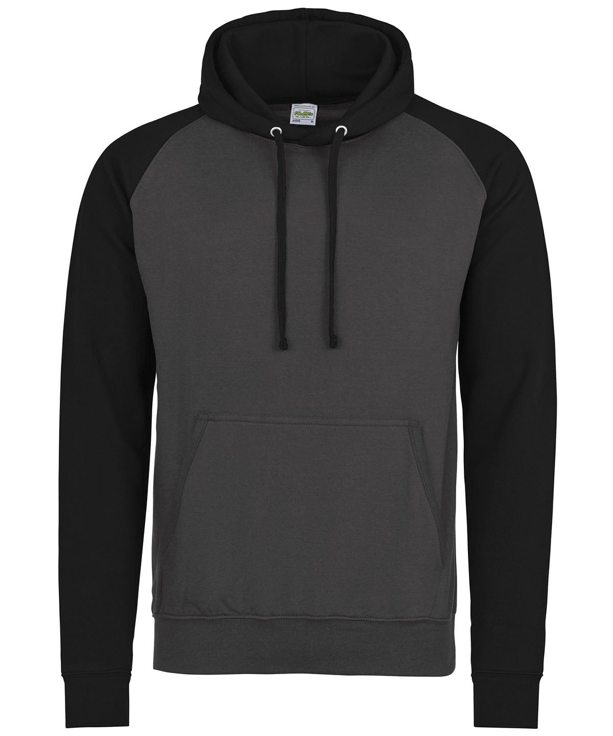 AWDis Just Hoods Baseball hoodie, main product image
