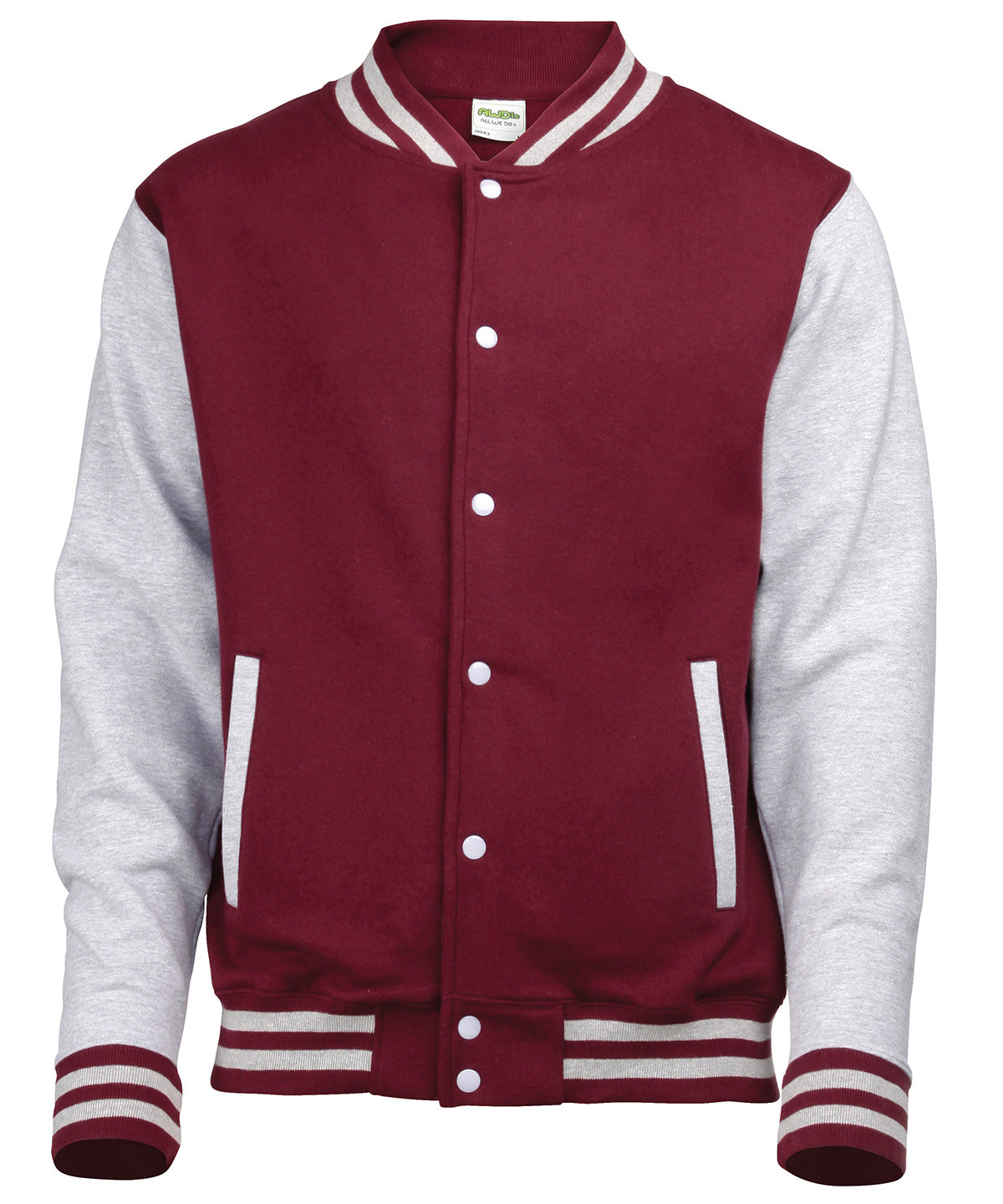 AWDis Just Hoods Varsity jacket, image 2