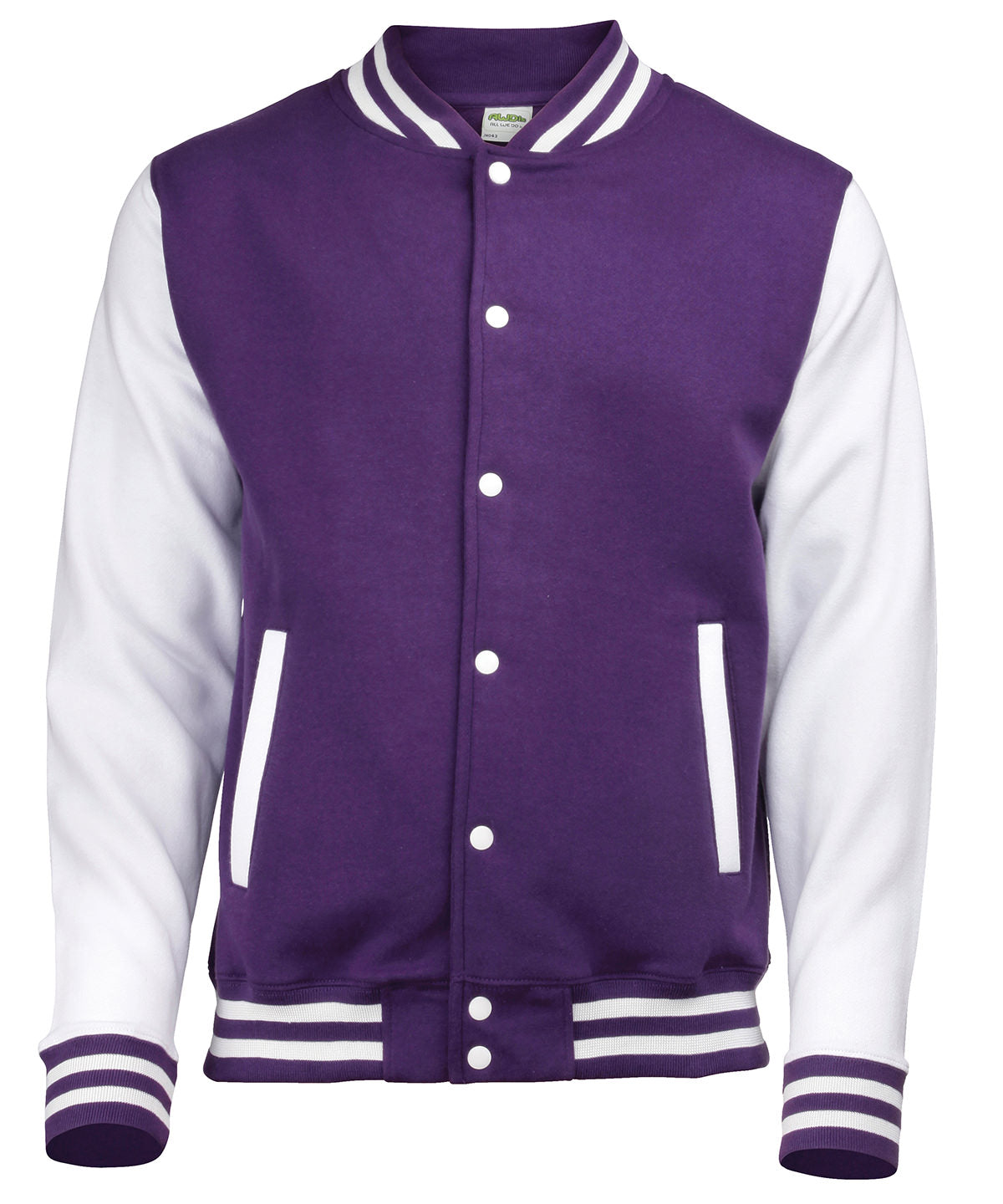 AWDis Just Hoods Varsity jacket, image 14