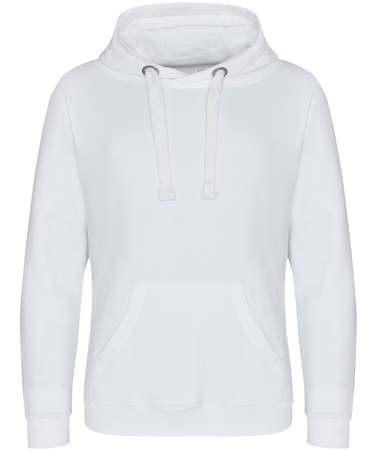 AWDis Just Hoods Heavyweight hoodie in Arctic White, front view