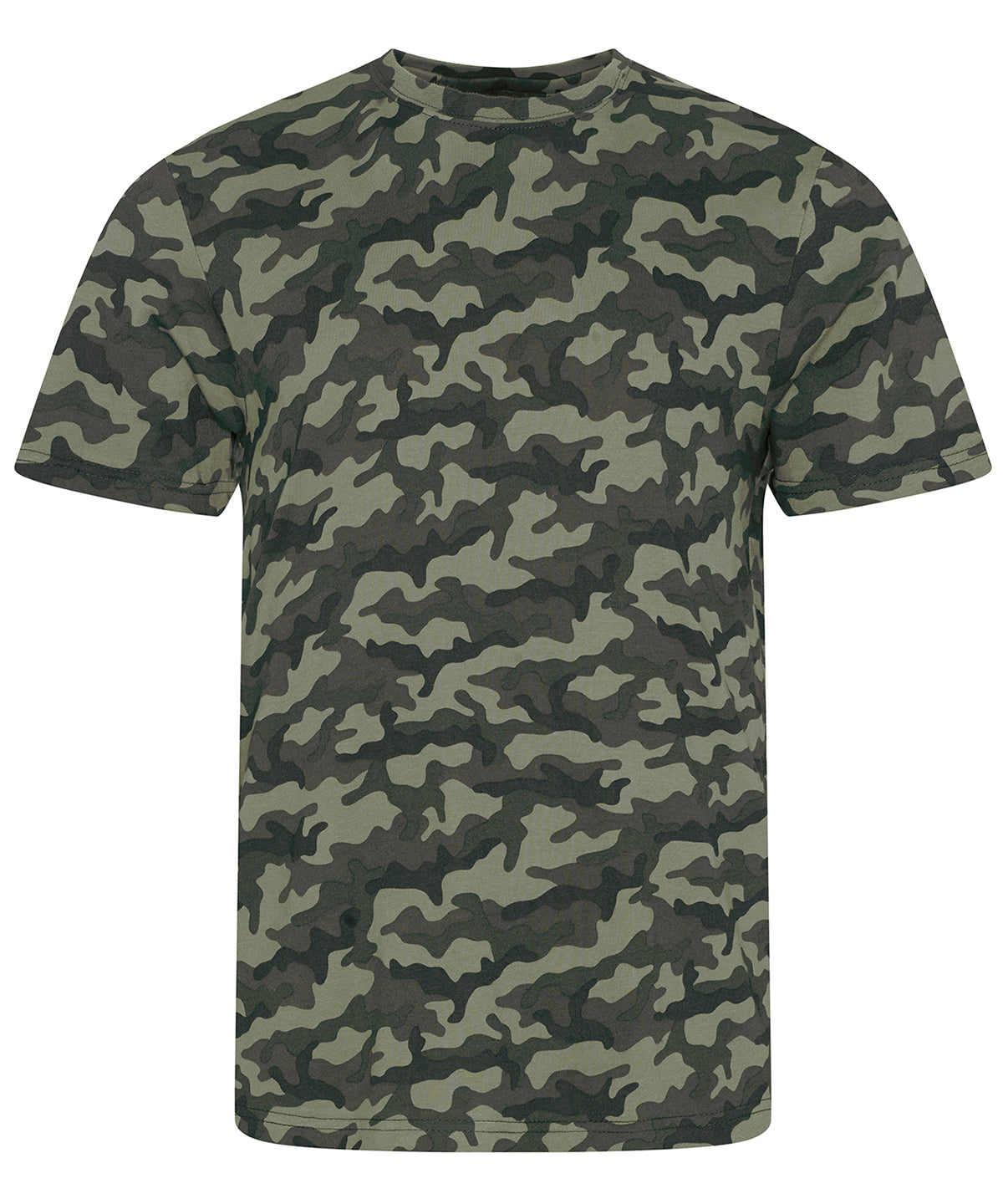 AWDis Just T's Camo T in Green Camo, image 2