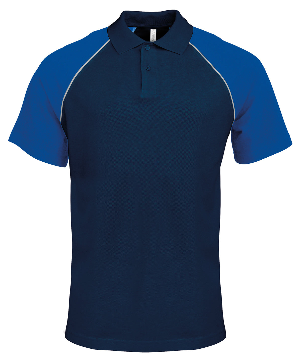Kariban Polo baseball contrast polo shirt, image 5