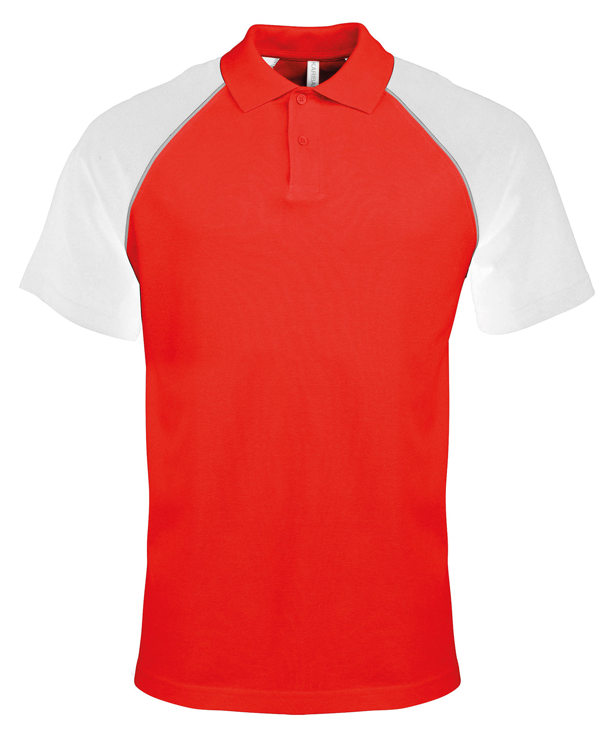 Kariban Polo baseball contrast polo shirt, image 7