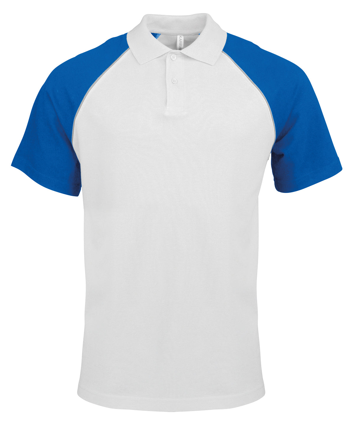 Kariban Polo baseball contrast polo shirt, image 9