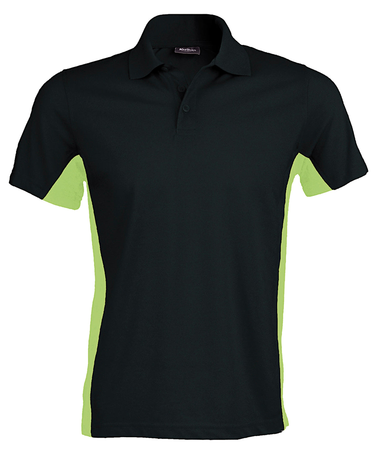 Kariban Flags short sleeve bi-colour polo shirt, image 2