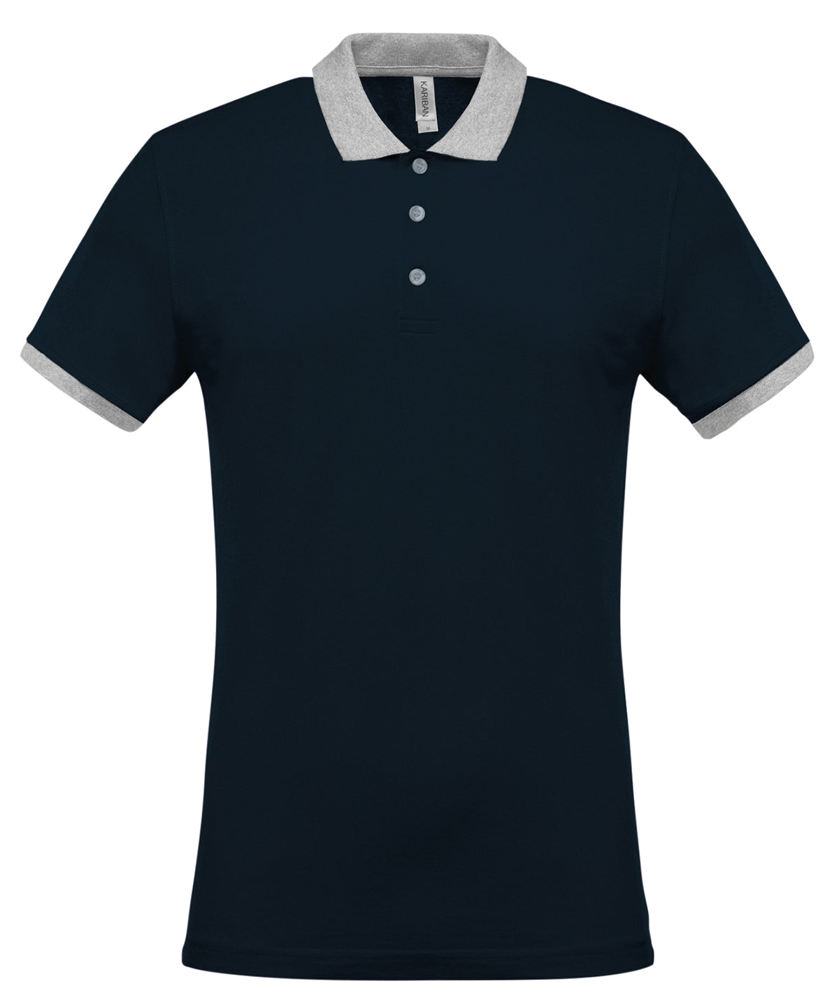 Kariban Two-tone piqué polo shirt, image 3