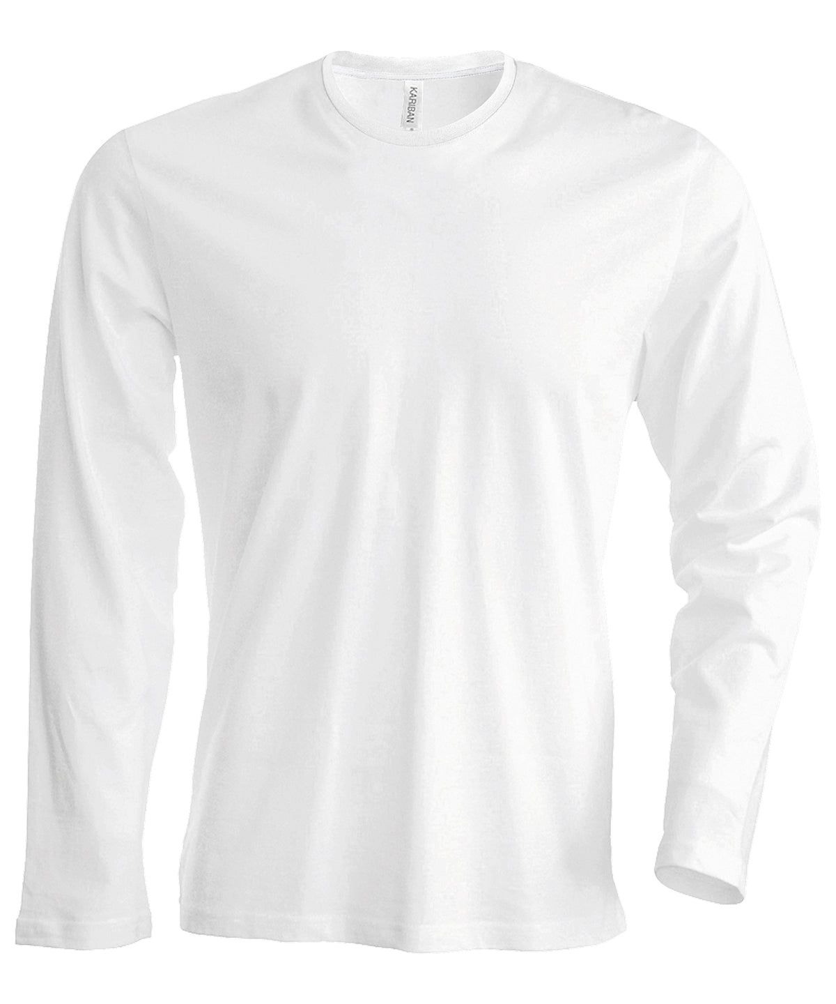 Kariban Men's long-sleeved crew neck T-shirt, image 6