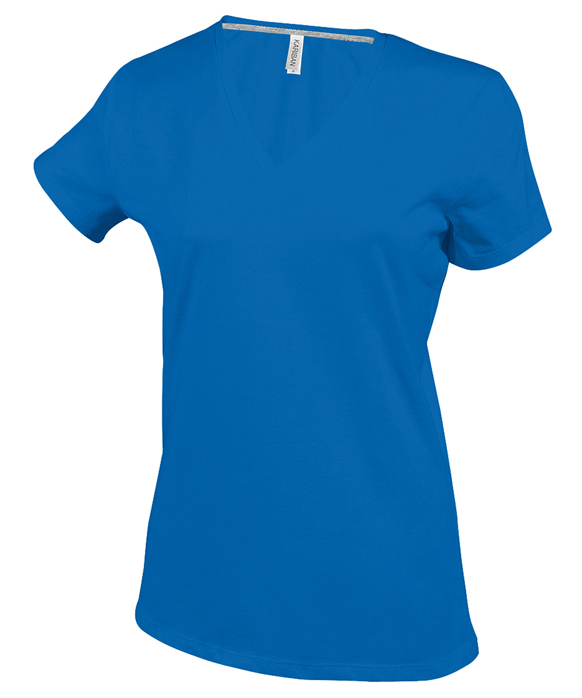 Kariban Ladies' short-sleeved V-neck T-shirt, image 7