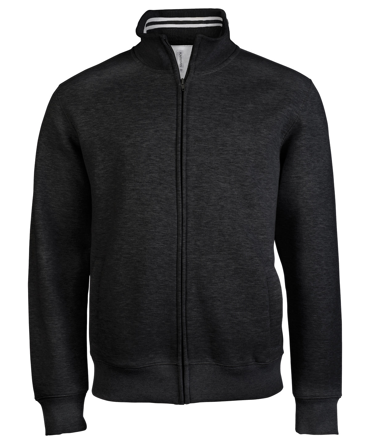 Kariban Men's full zip sweat jacket, image 2
