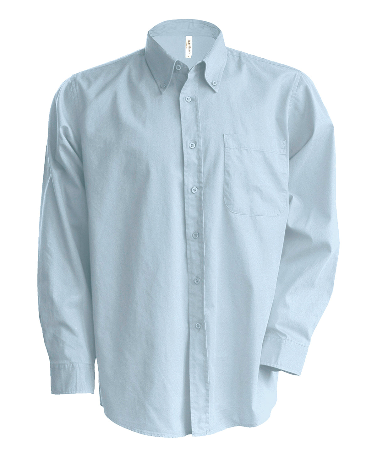 Kariban Men's long-sleeved Oxford shirt, image 2