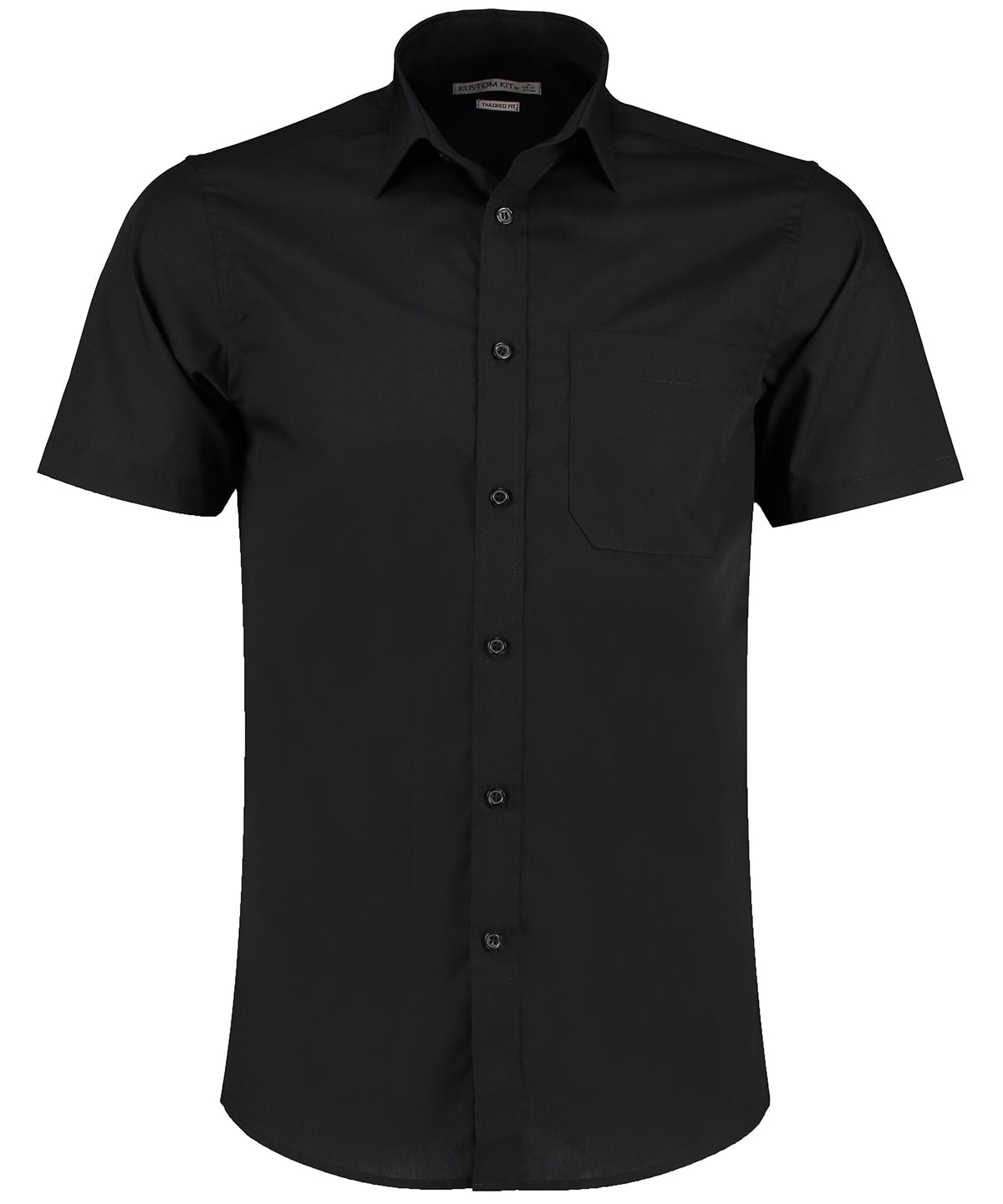 Kustom Kit Poplin shirt short-sleeved (tailored fit), image 2