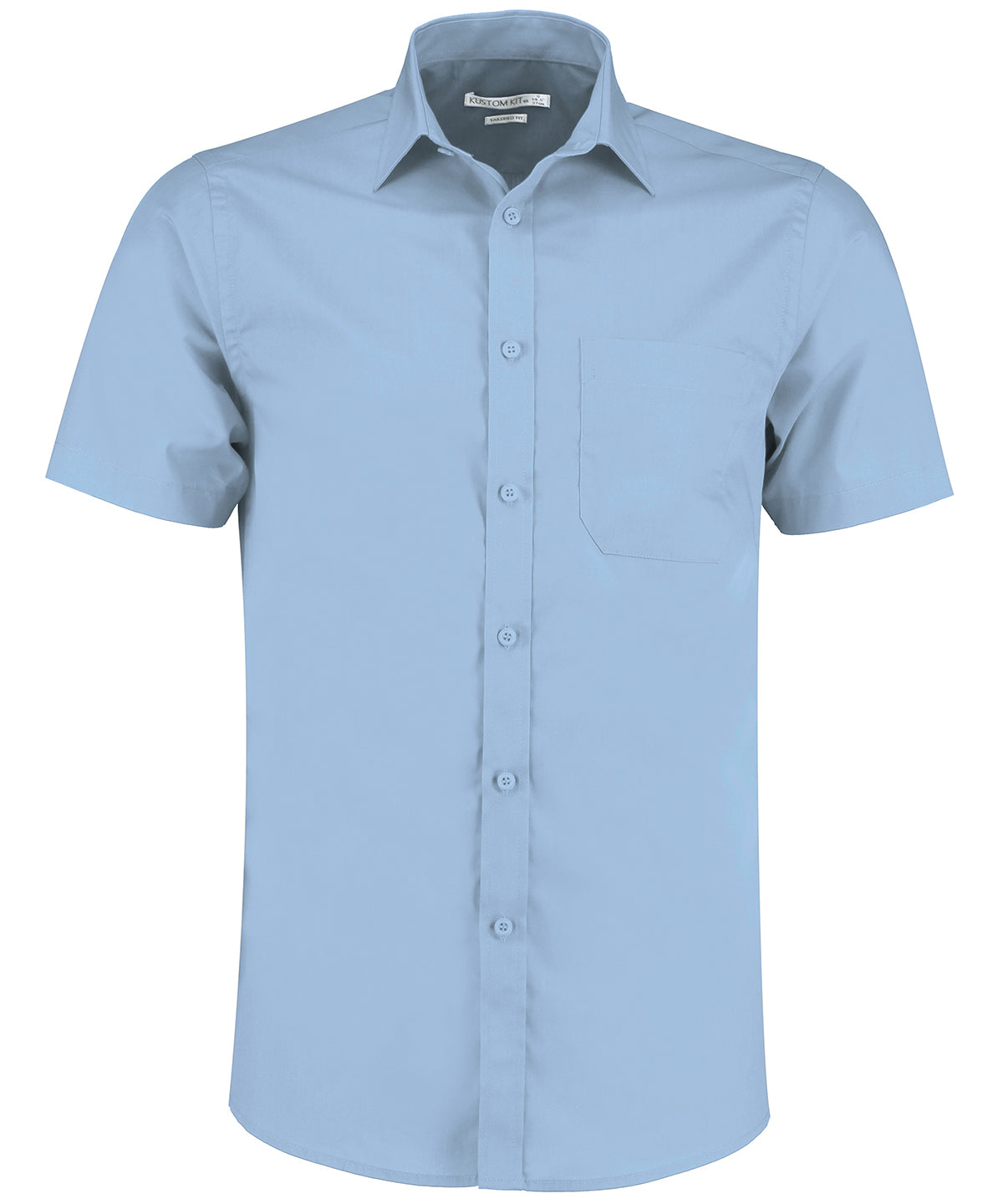 Kustom Kit Poplin shirt short-sleeved (tailored fit), image 3