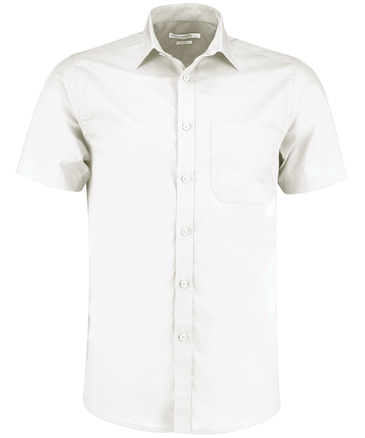 Kustom Kit Poplin shirt short-sleeved (tailored fit), image 4