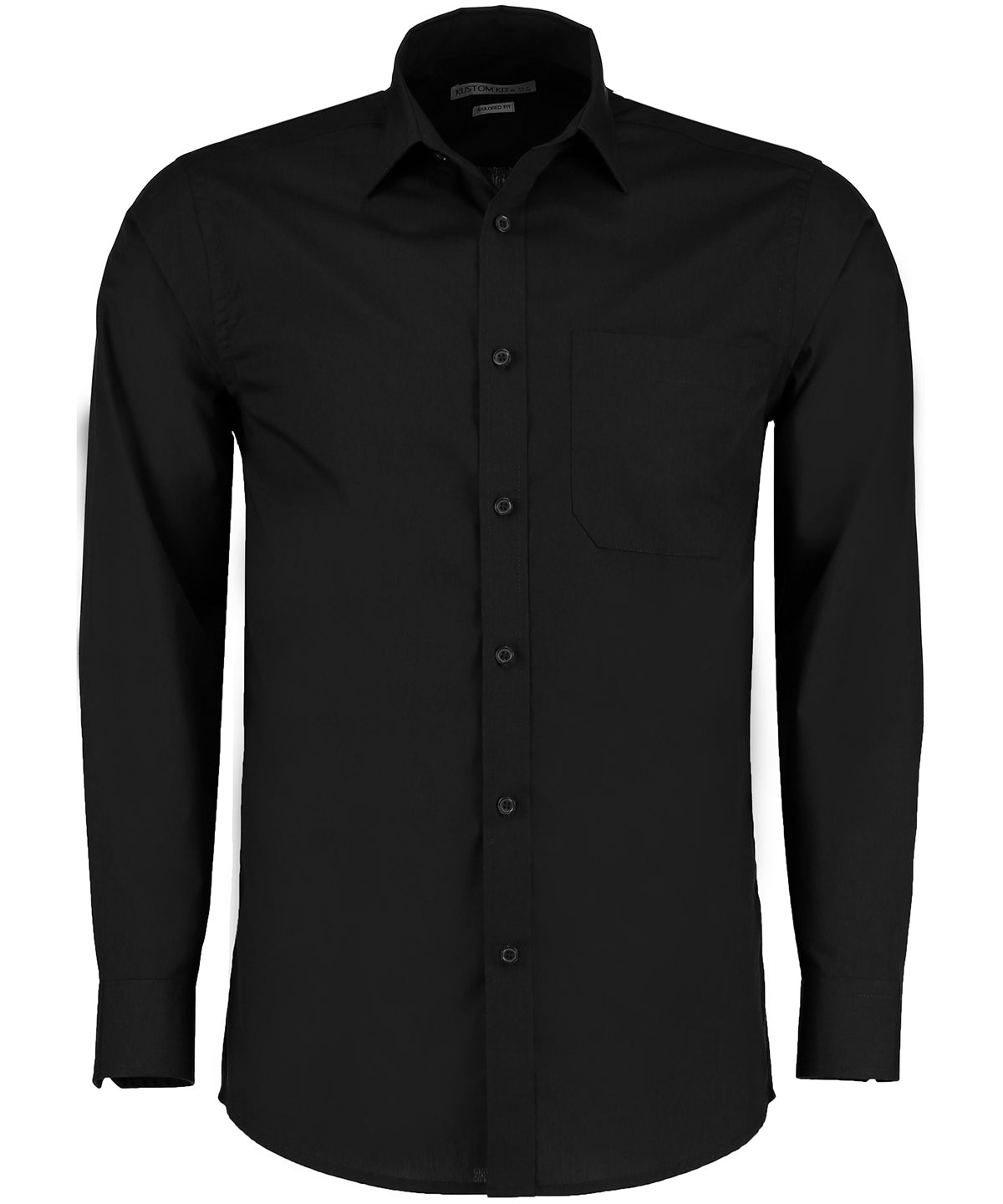 Kustom Kit Poplin shirt long-sleeved (tailored fit), main product image