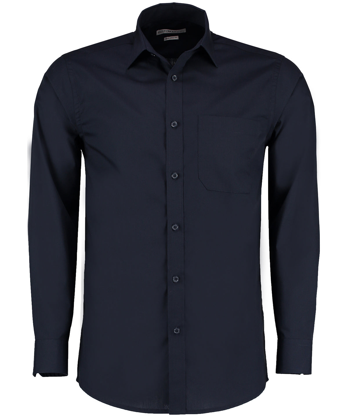 Kustom Kit Poplin shirt long-sleeved (tailored fit), image 3