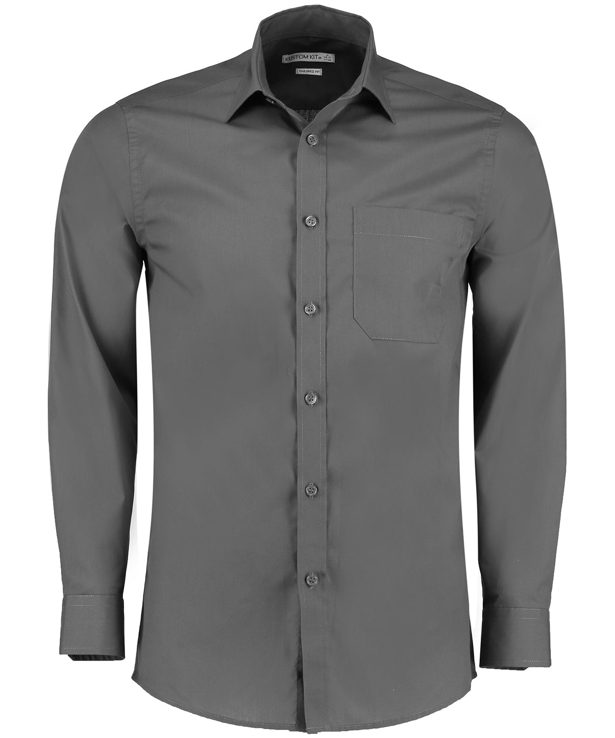 Kustom Kit Poplin shirt long-sleeved (tailored fit), image 4