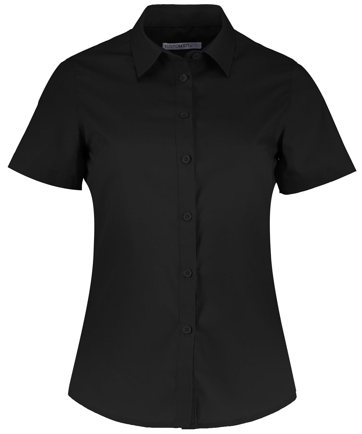 Kustom Kit Women's poplin shirt short sleeve, image 2
