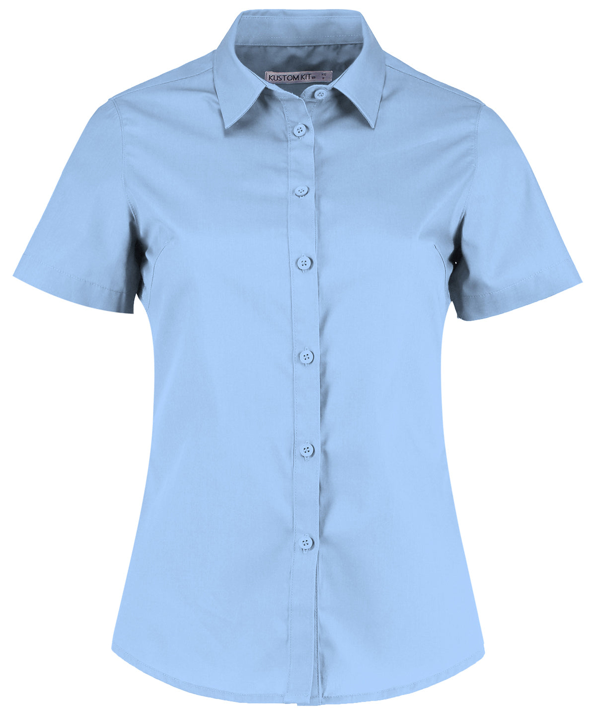 Kustom Kit Women's poplin shirt short sleeve, image 3