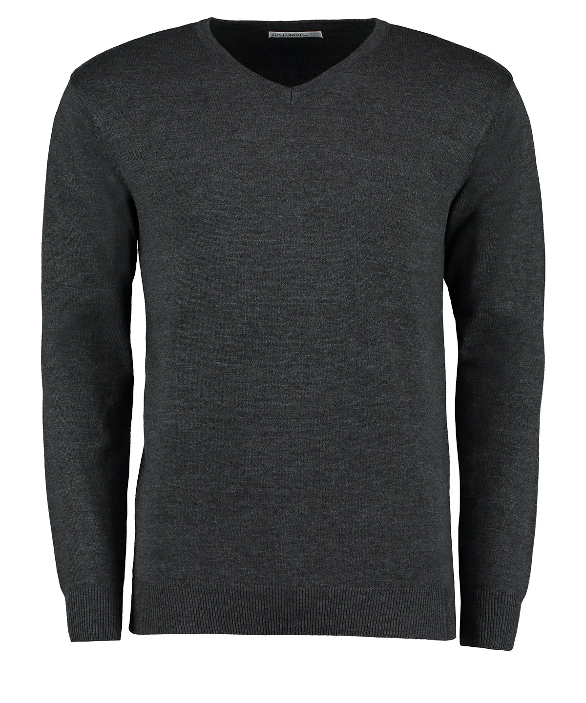 Kustom Kit Arundel v-neck sweater long sleeve (classic fit), image 3