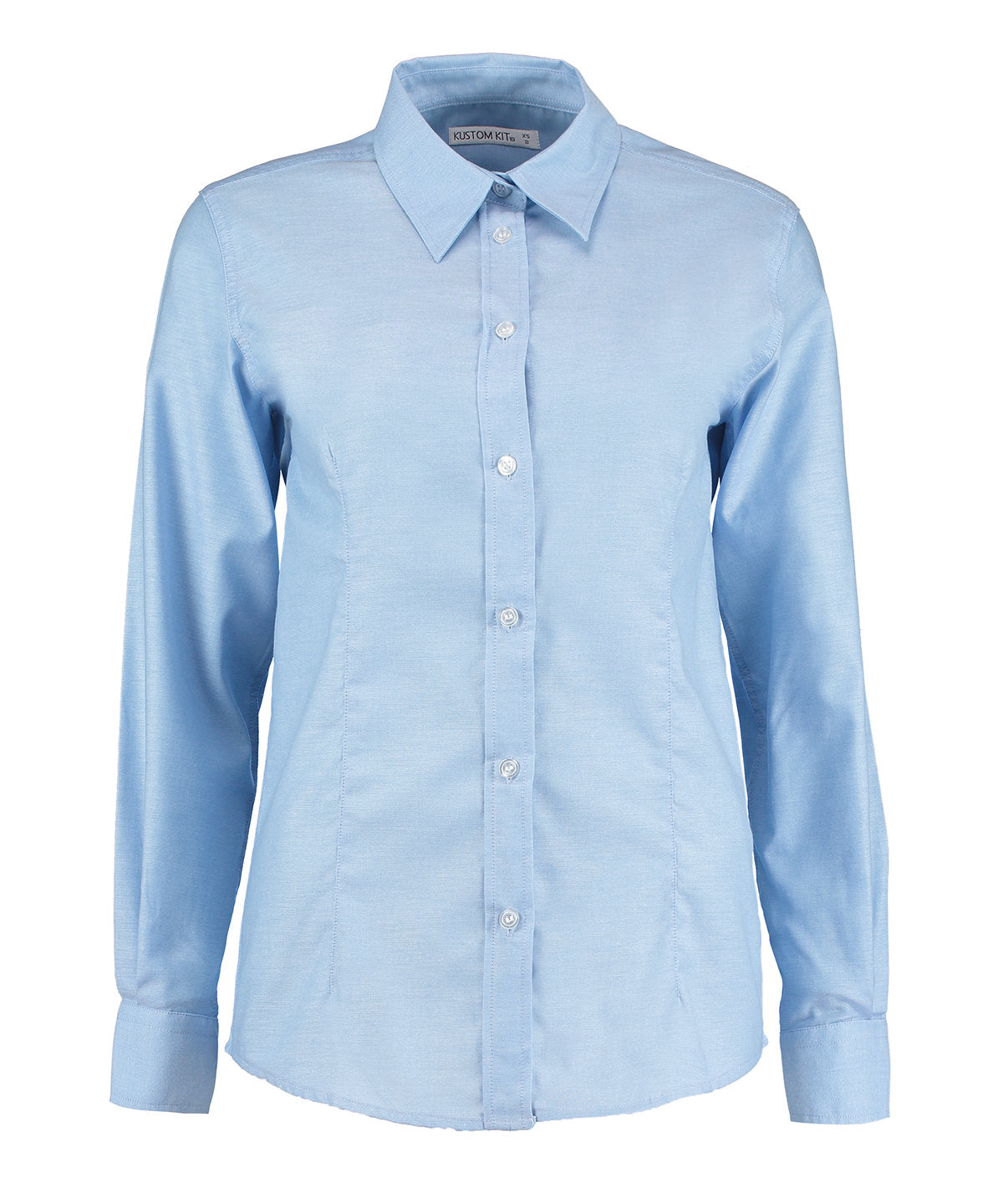 Kustom Kit Women's workplace Oxford blouse long-sleeved (tailored fit), image 4