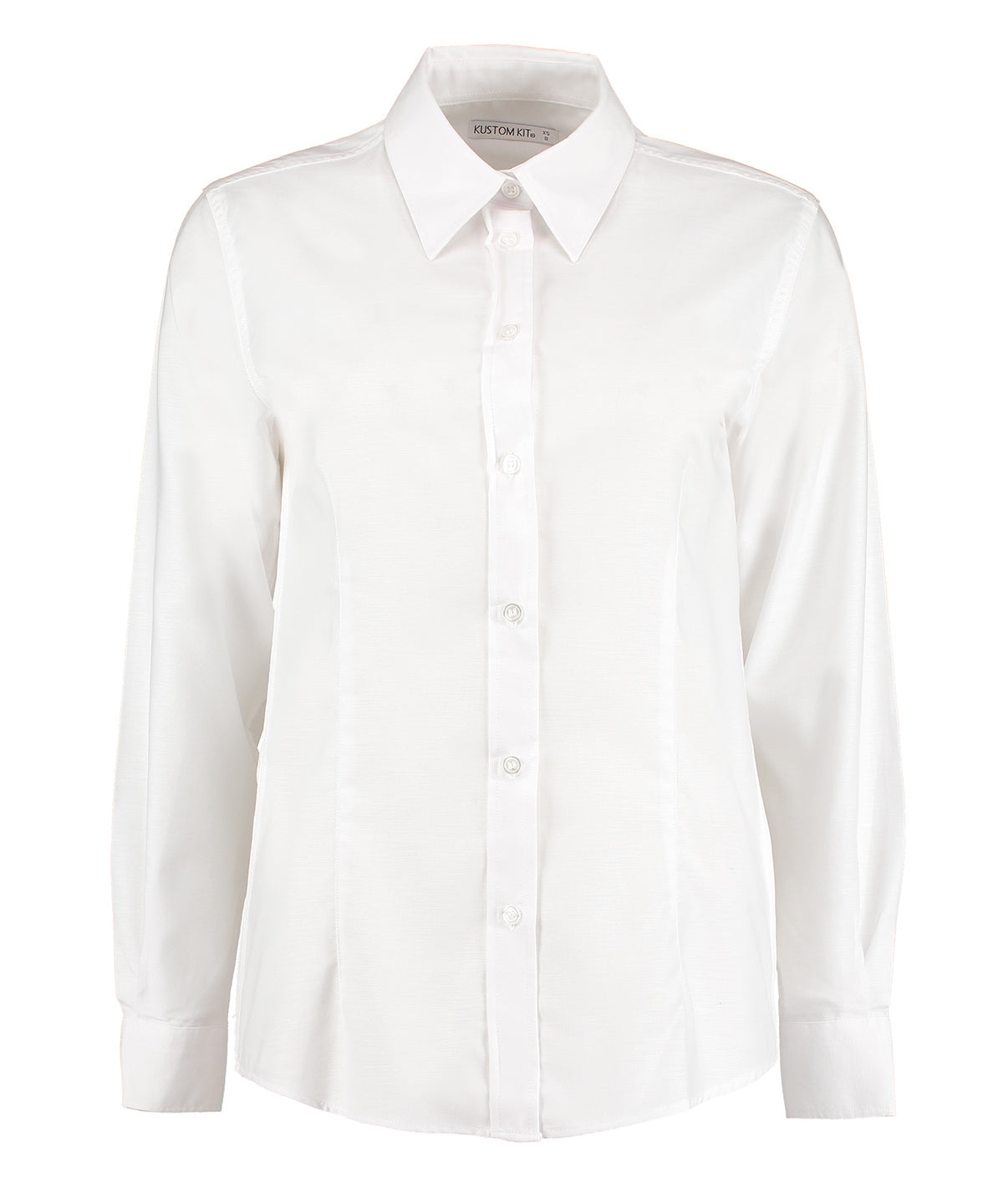 Kustom Kit Women's workplace Oxford blouse long-sleeved (tailored fit), image 5
