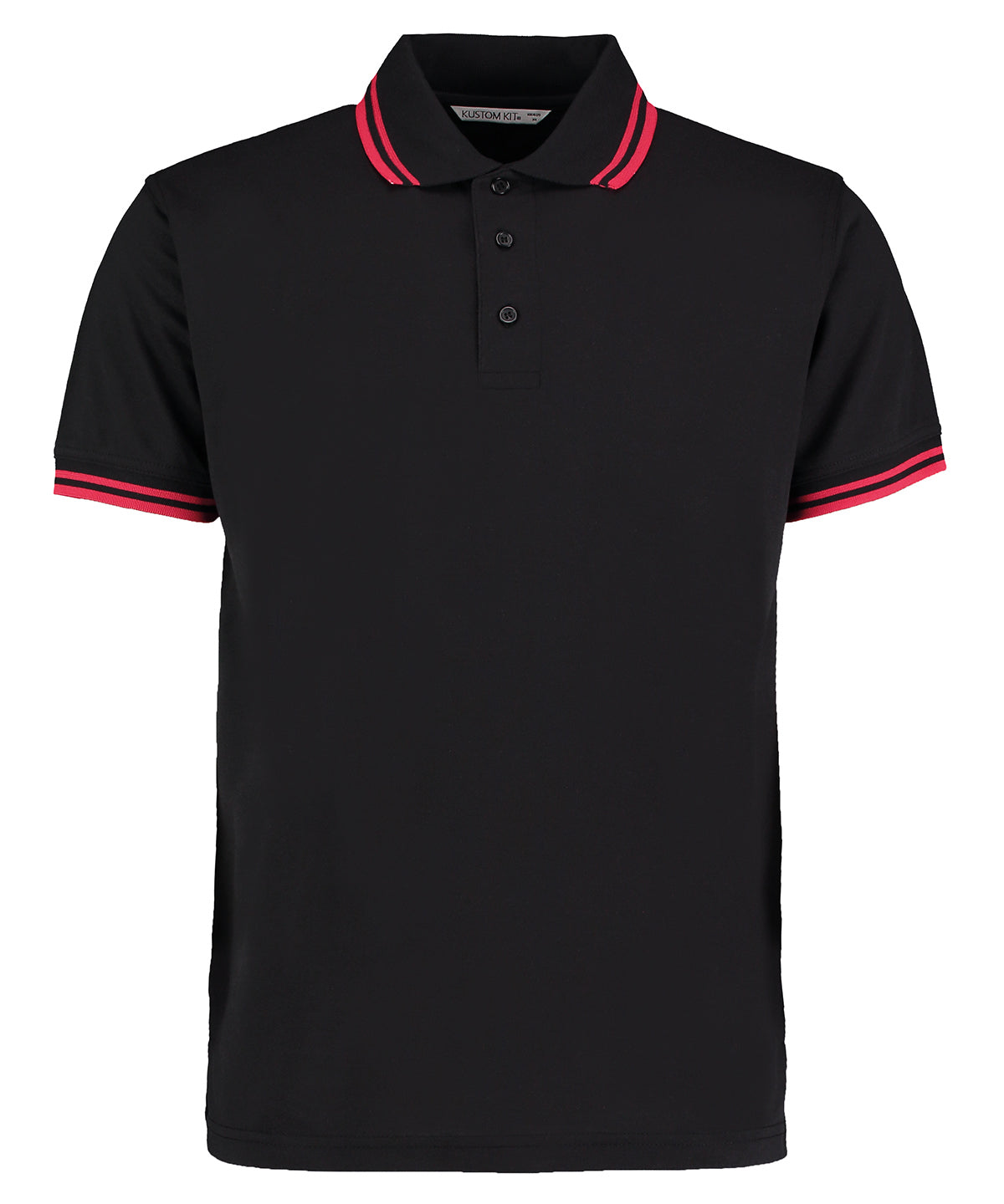 Kustom Kit Tipped collar polo (classic fit), image 4