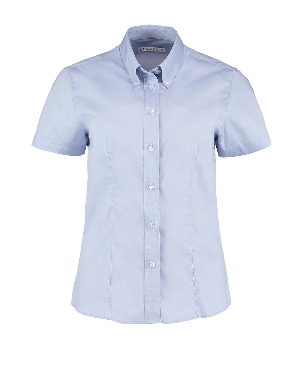 Kustom Kit Women's corporate Oxford blouse short-sleeved (tailored fit), image 4