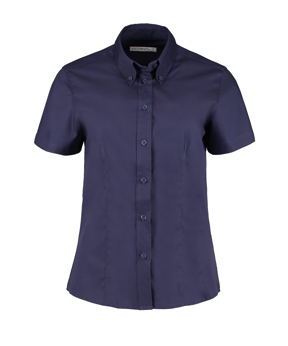 Kustom Kit Women's corporate Oxford blouse short-sleeved (tailored fit), image 5