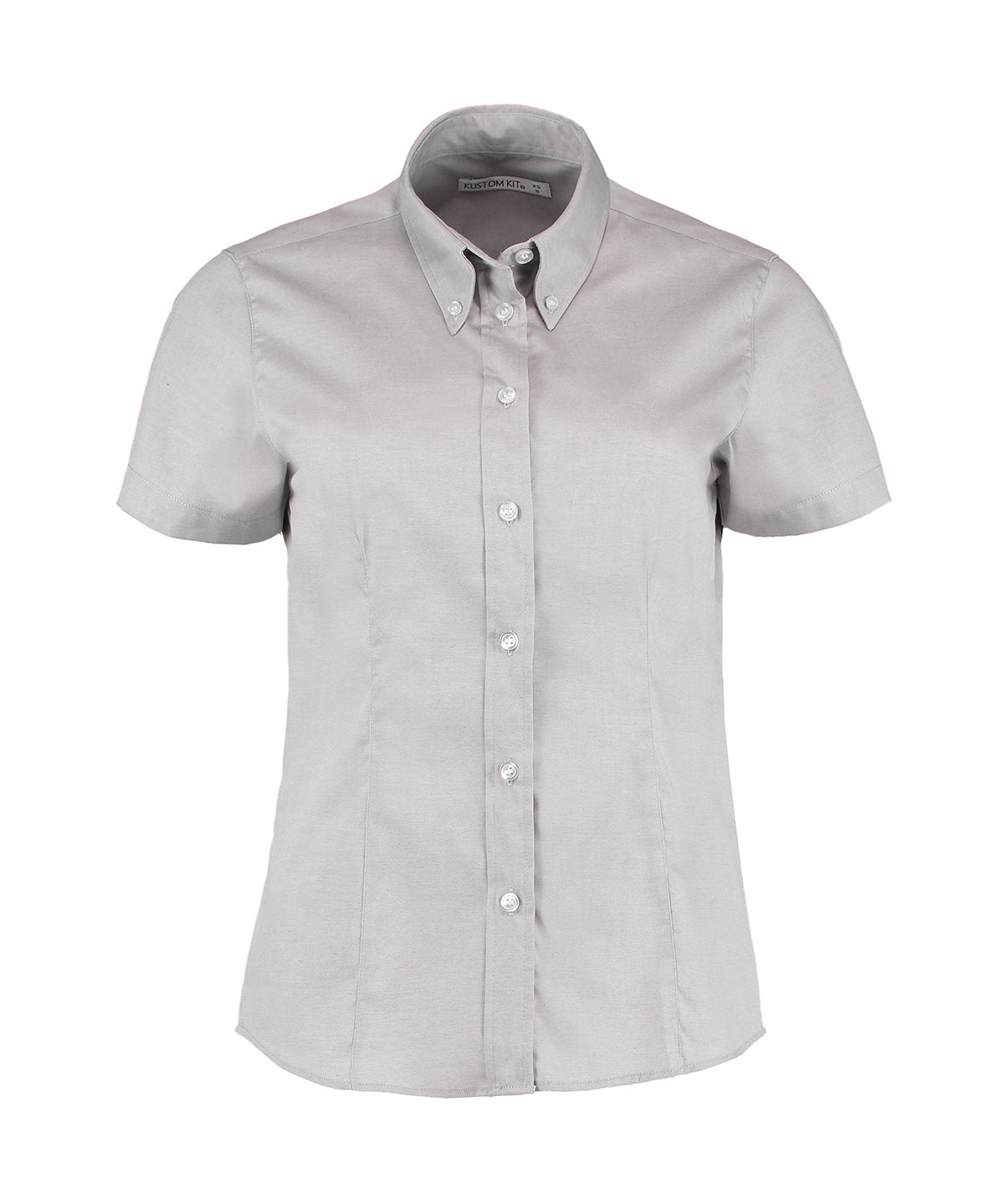 Kustom Kit Women's corporate Oxford blouse short-sleeved (tailored fit), image 6