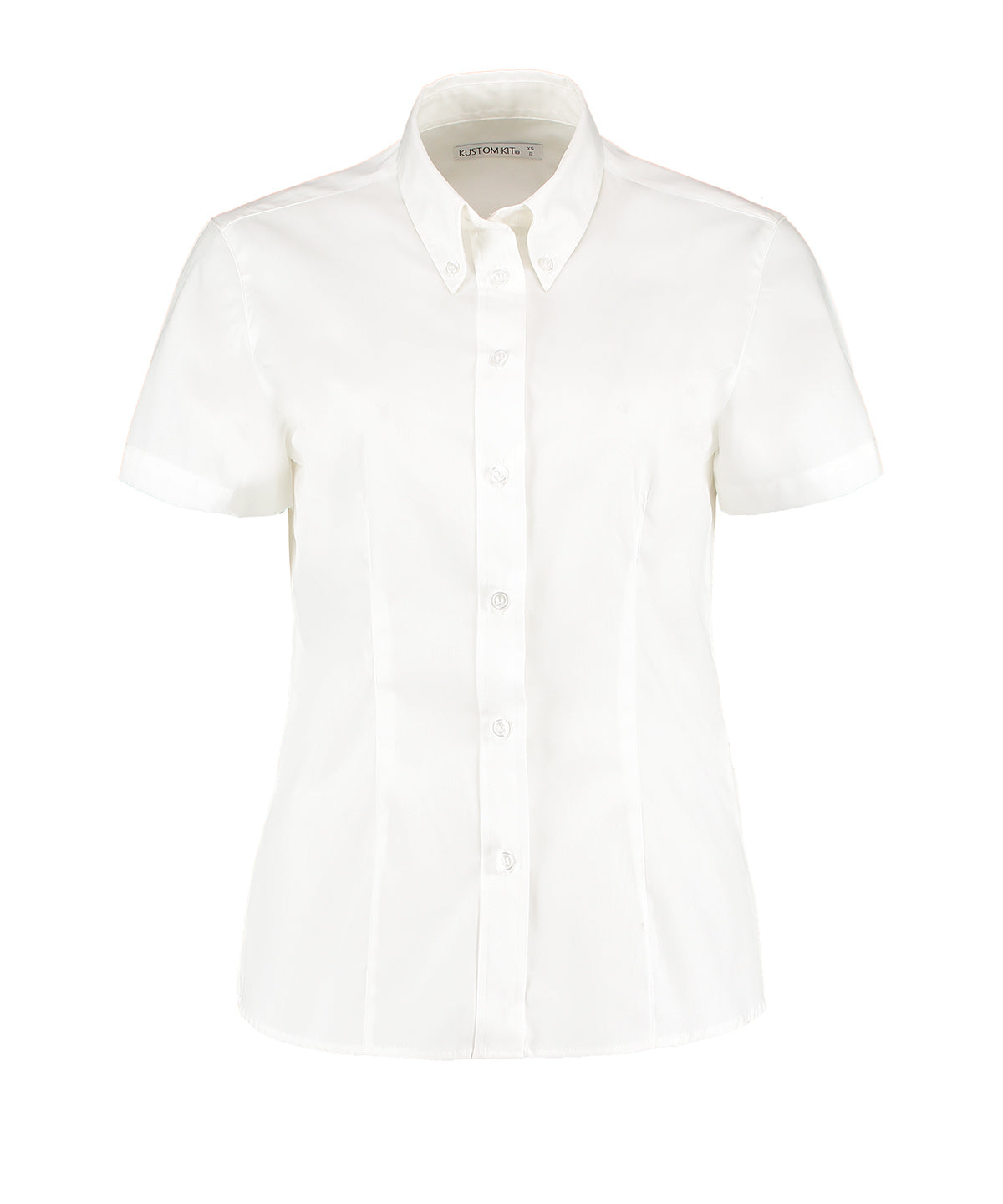 Kustom Kit Women's corporate Oxford blouse short-sleeved (tailored fit), image 7