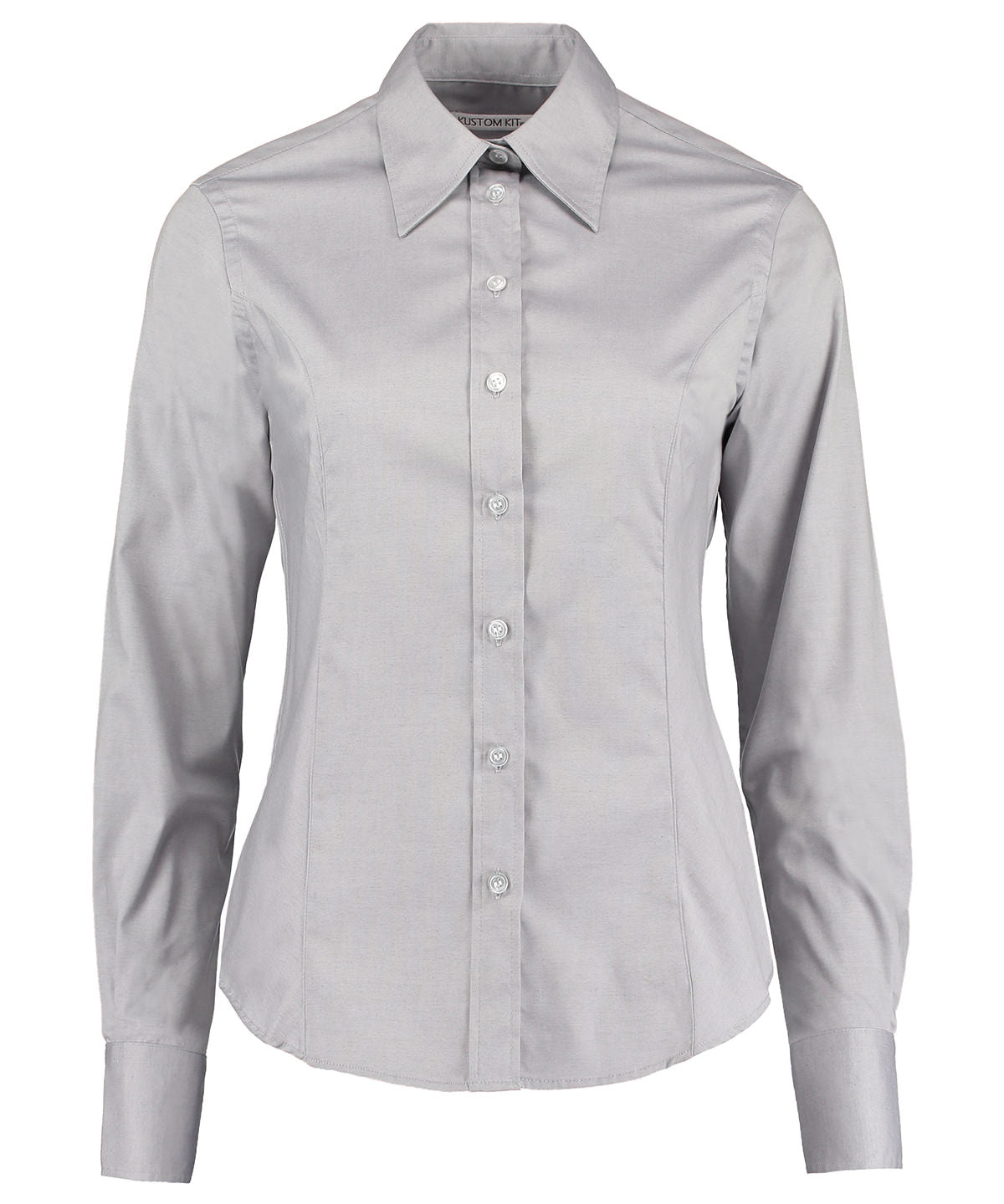 Kustom Kit Women's corporate Oxford blouse long-sleeved (tailored fit), image 4