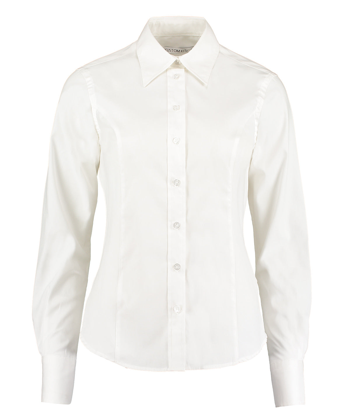 Kustom Kit Women's corporate Oxford blouse long-sleeved (tailored fit), image 5