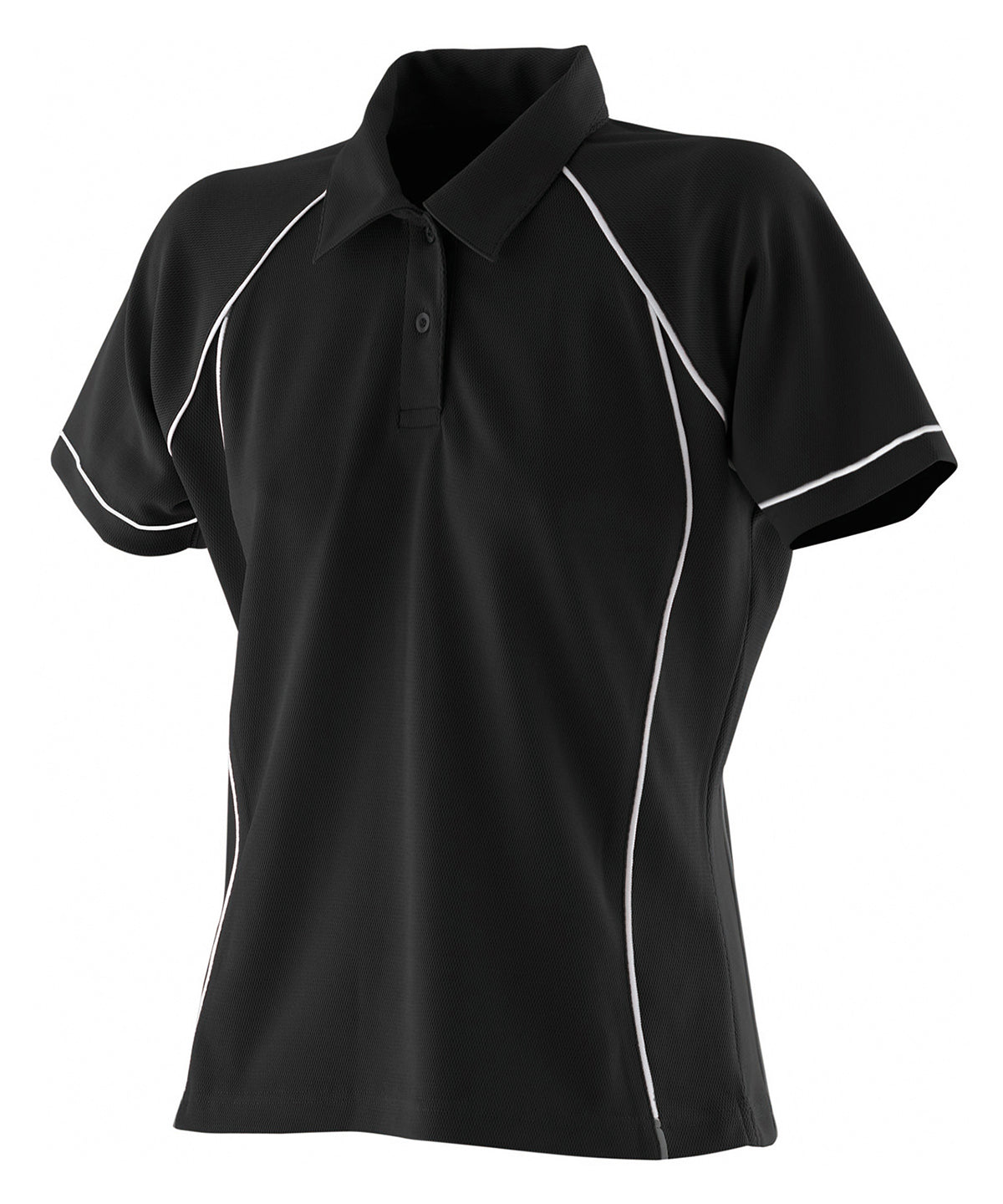 Finden & Hales Women's piped performance polo, image 4