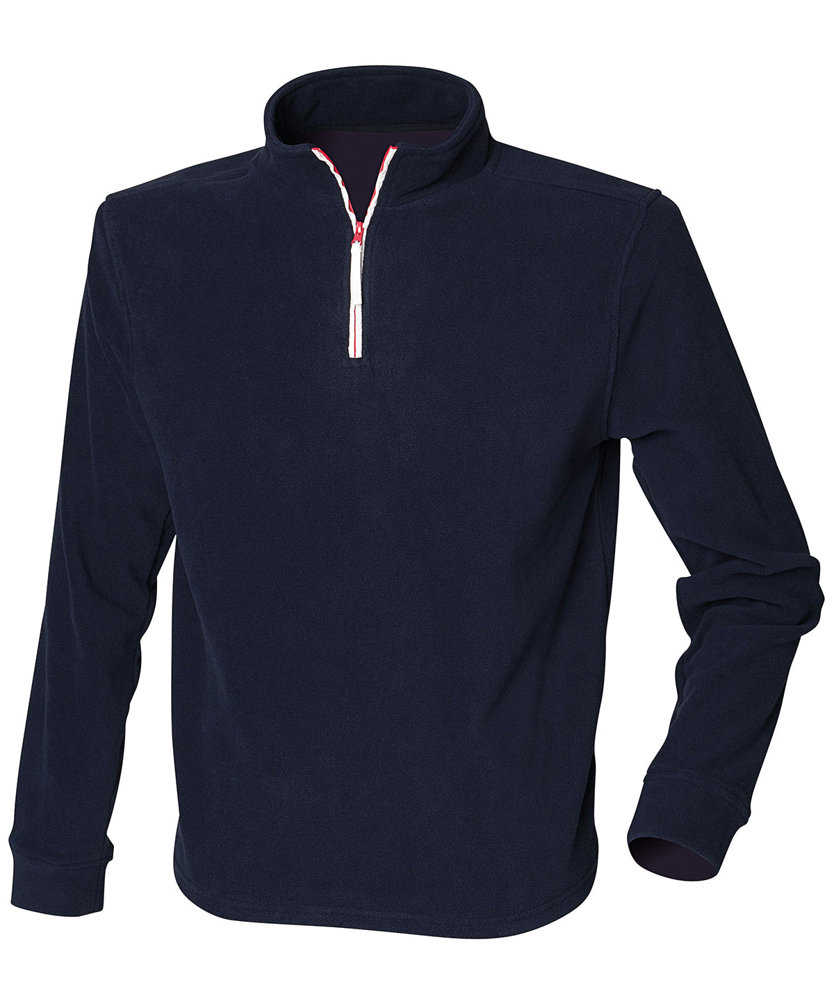 Finden & Hales ¼ zip long sleeve fleece piped, image 3
