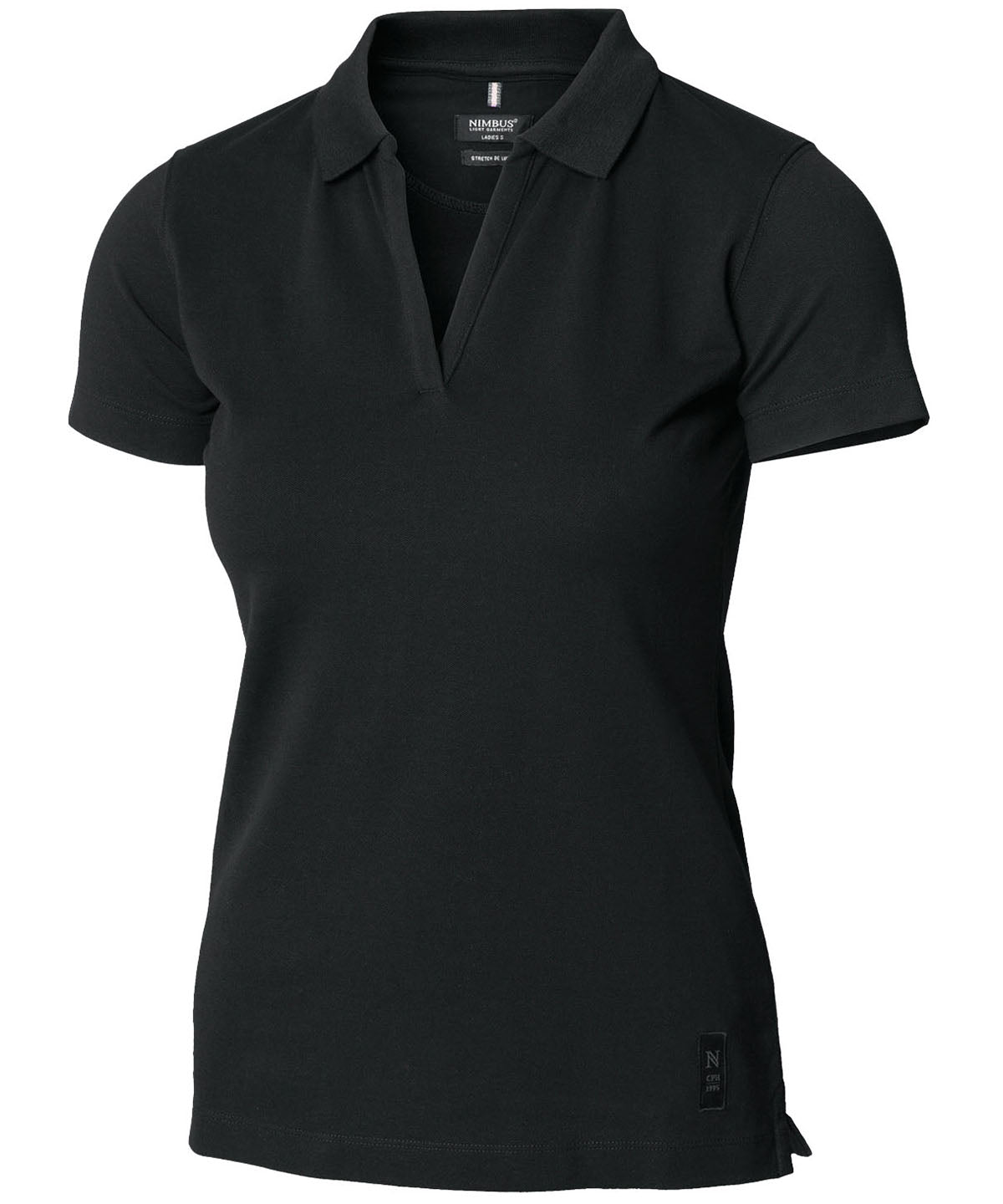 Nimbus Women’s Harvard v-neck – stretch deluxe polo, image 3