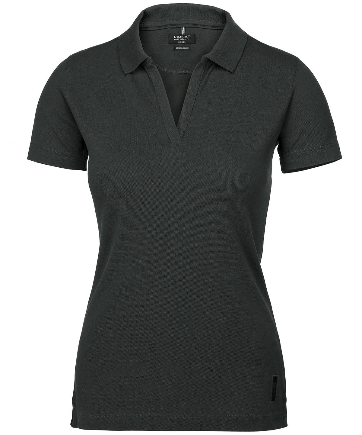 Nimbus Women’s Harvard v-neck – stretch deluxe polo, image 4