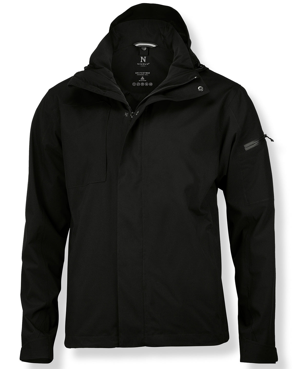 Nimbus Whitestone – performance shell jacket in Black, image 2