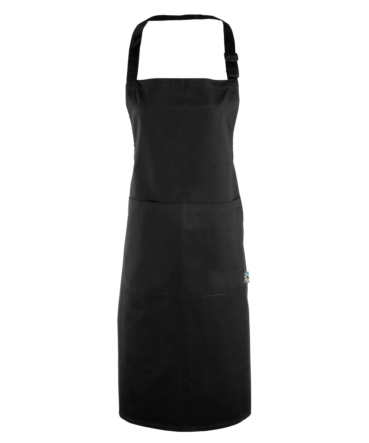 Premier Cotton bib apron, organic and Fairtrade certified in Black, image 2