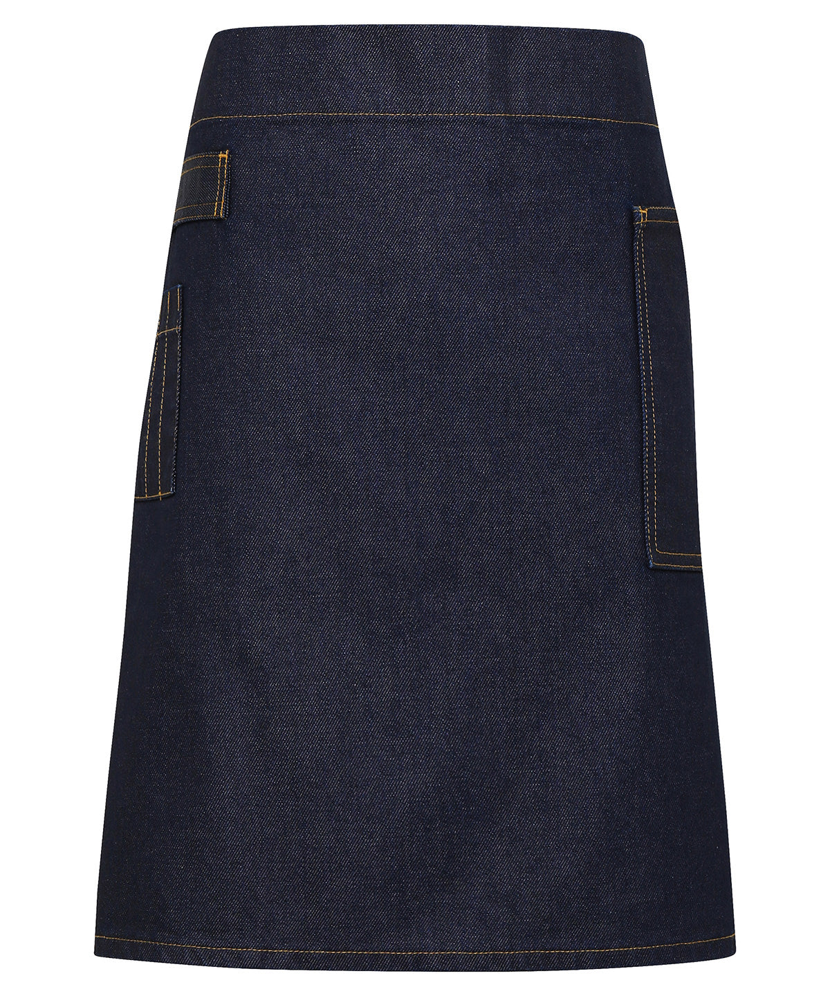 Premier Division waxed-look denim waist apron, image 4