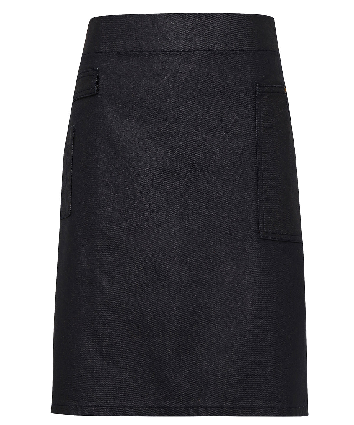 Premier Division waxed-look denim waist apron, image 5