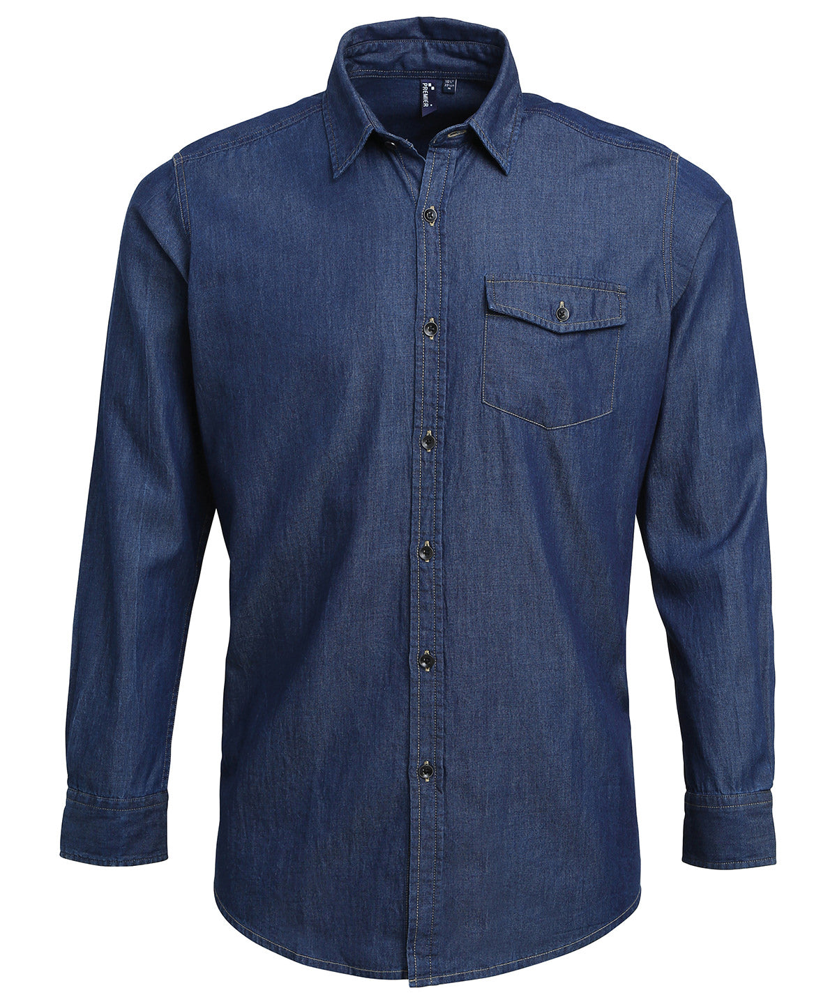 Premier Jeans stitch denim shirt, image 3