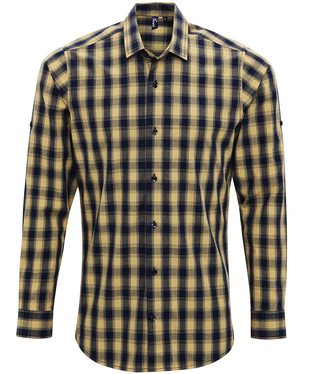 Premier Mulligan check cotton long sleeve shirt, main product image