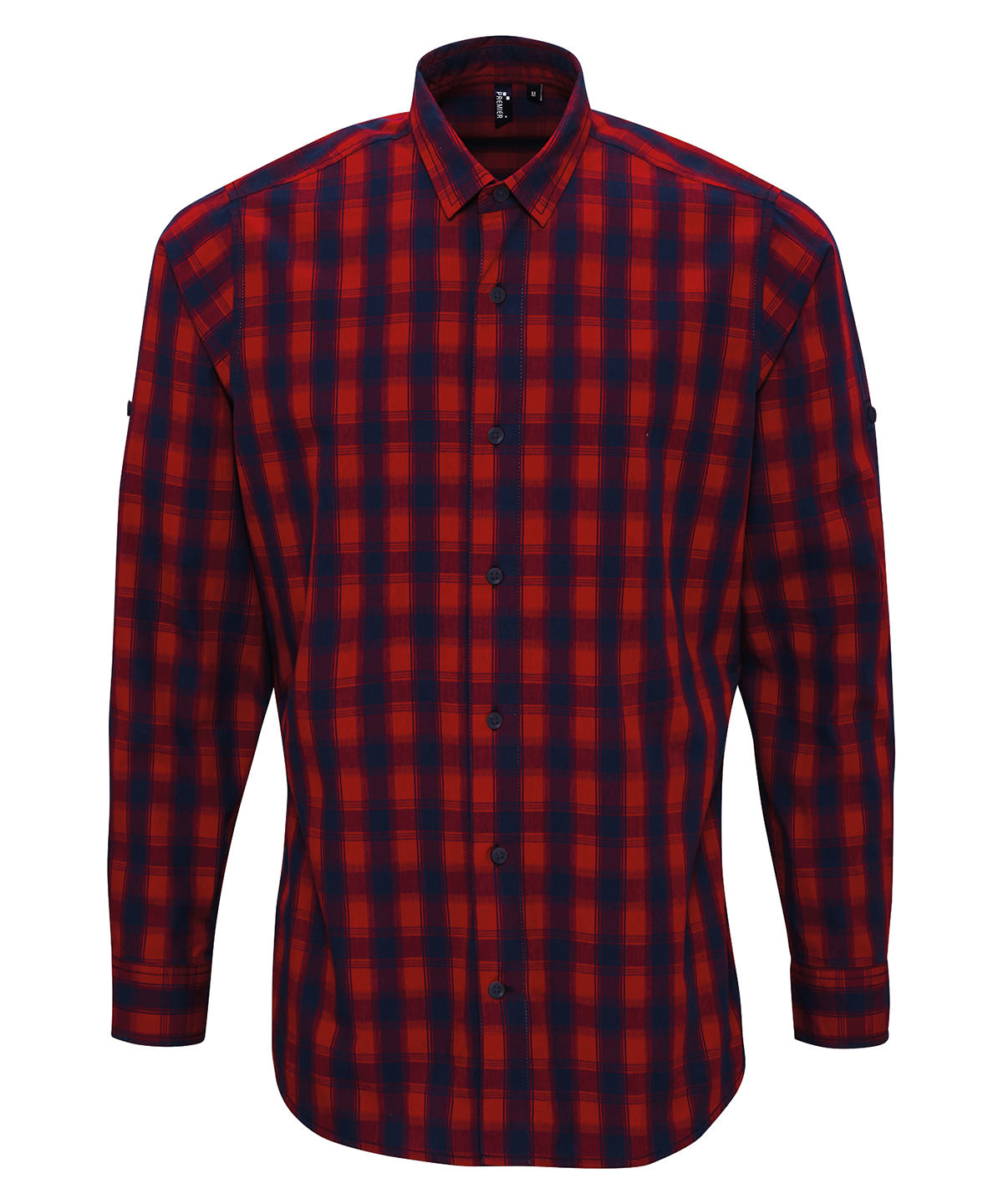 Premier Mulligan check cotton long sleeve shirt, image 3