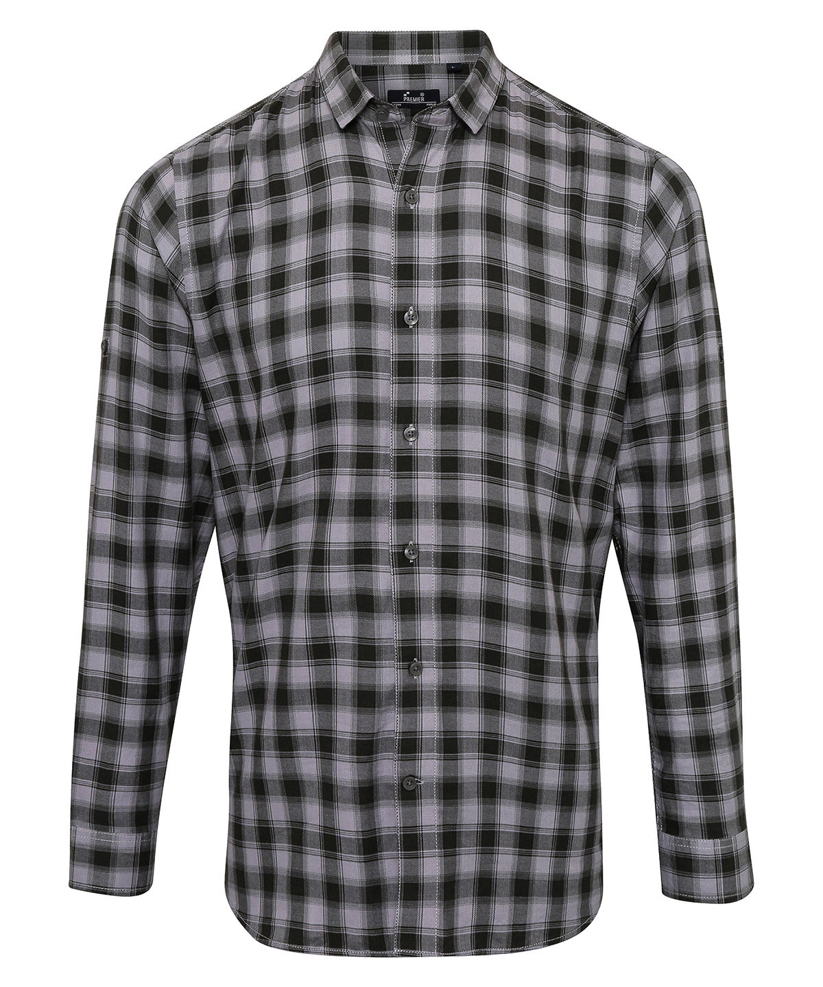 Premier Mulligan check cotton long sleeve shirt, image 4