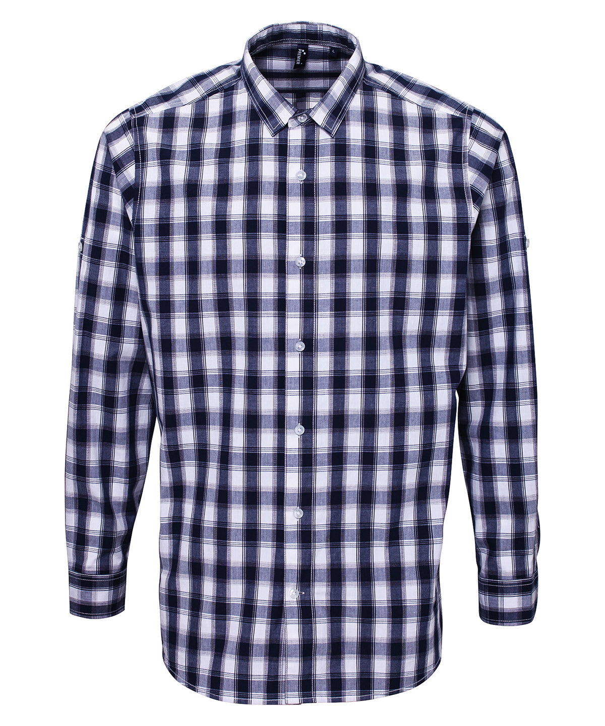 Premier Mulligan check cotton long sleeve shirt, image 5
