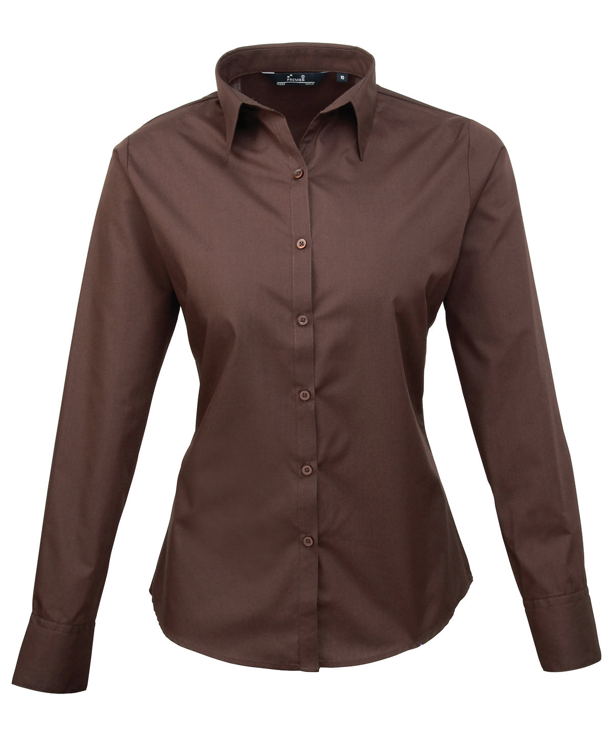 Premier Women's poplin long sleeve blouse, image 6