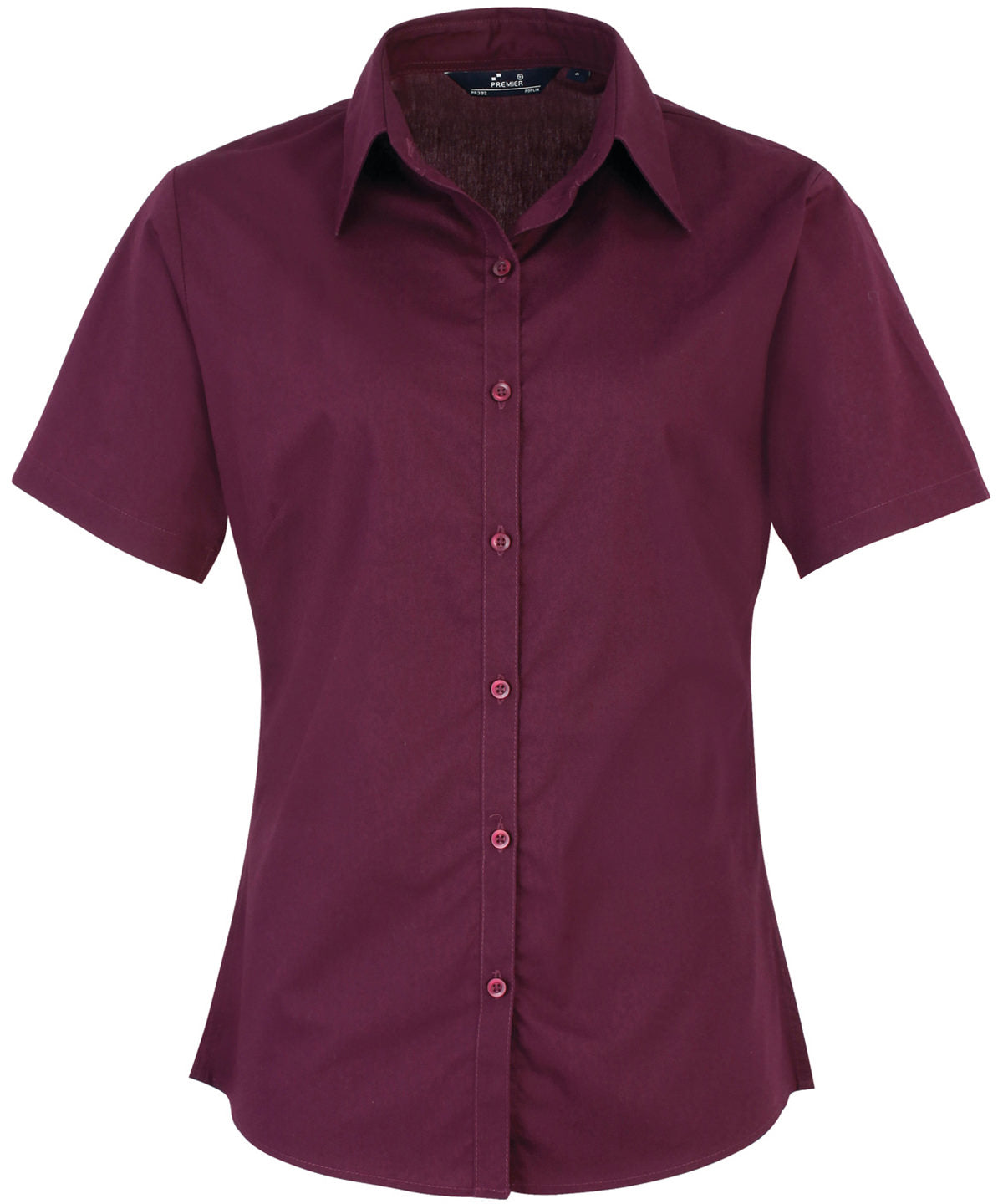 Premier Women's short sleeve poplin blouse, image 3
