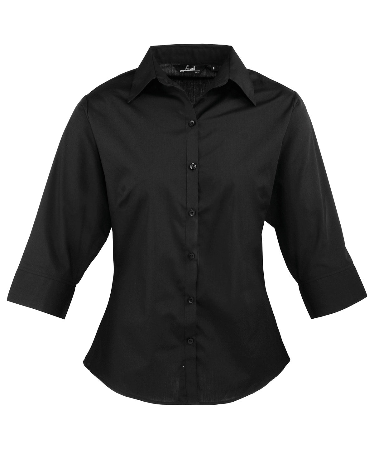 Premier Women's ¾ sleeve poplin blouse, main product image