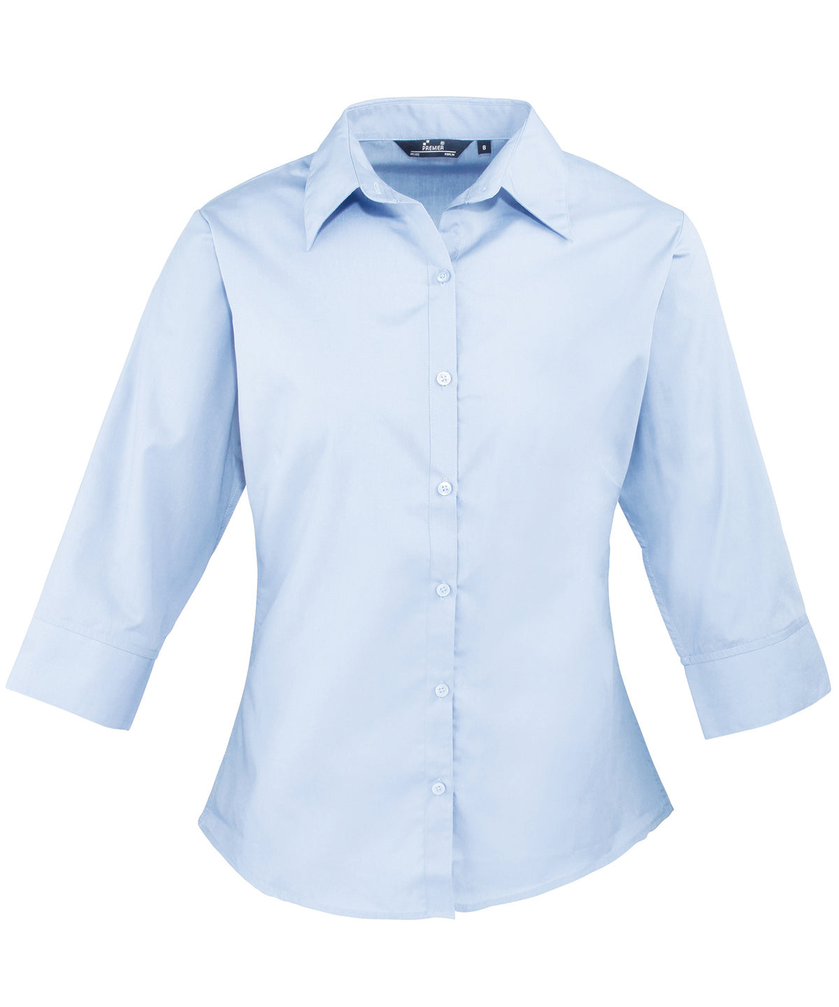 Premier Women's ¾ sleeve poplin blouse, image 3